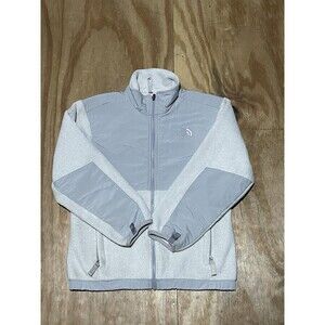 the north face sherpa fleece Girls Ivory Full Zip Polyester medium @h7